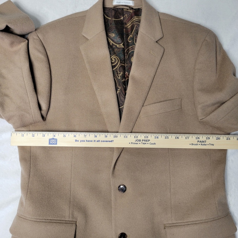 Lauren Ralph Lauren‎ Wool Silk Cashmere Brown Blazer Sport Coat Jacket Men's 41R
